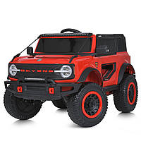 Детский электромобиль Ford Bronco X5RR с световыми эффектами на пульте Bambi M 5029EBLR-3 Красный