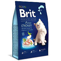 Brit Premium by Nature Cat Kitten Сухой корм для котят с курицей 1,5 кг