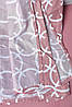Комплект постільної білизни біло-рожевого кольору сімейний 167725P, фото 3