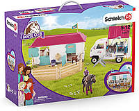 Набор посещения ветеринара в конюшне Schleich 72147