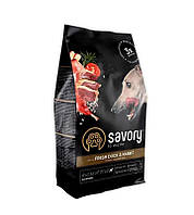 Savory Сухой корм для всех пород со свежей уткой и кроликом 1 кг