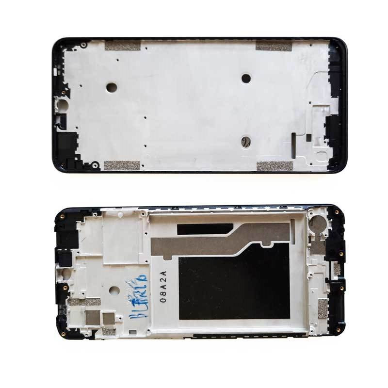 Рамка кріплення дисплея для телефону ZTE Blade A7S 2020 чорна