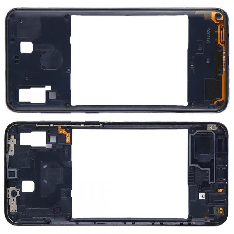 Середня частина корпусу для телефону Samsung A205 Galaxy A20 (2019) чорна