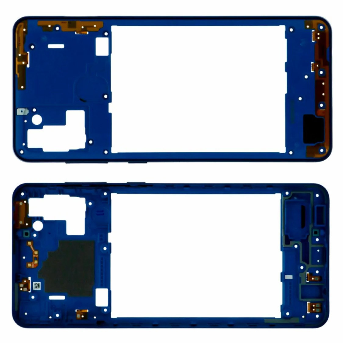 Середня частина корпусу для телефону Samsung A217 Galaxy A21s (2020) синя
