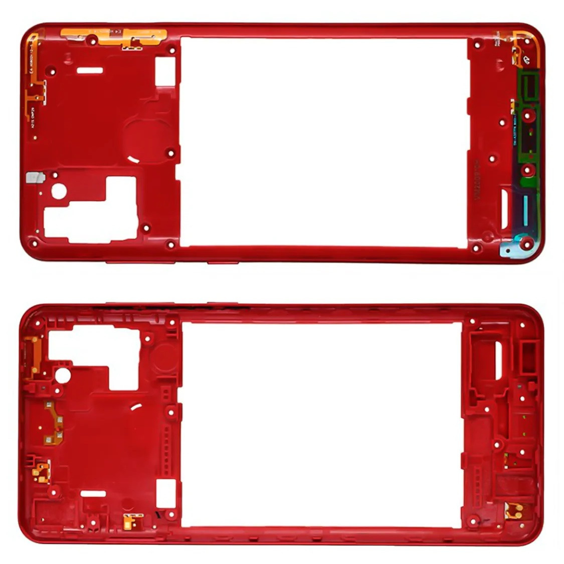 Середня частина корпусу для телефону Samsung A217 Galaxy A21s (2020) червона
