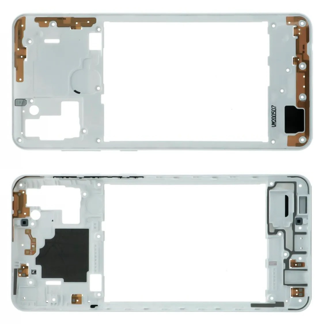 Середня частина корпусу для телефону Samsung A217 Galaxy A21s (2020) біла