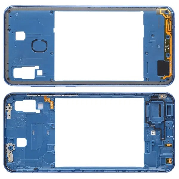 Середня частина корпусу для телефону Samsung A305 Galaxy A30 (2019) синя