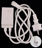 Вуличне реле для LED гірлянд, 8 режимів, 1,5м, трижильний провід, 220В, IP44