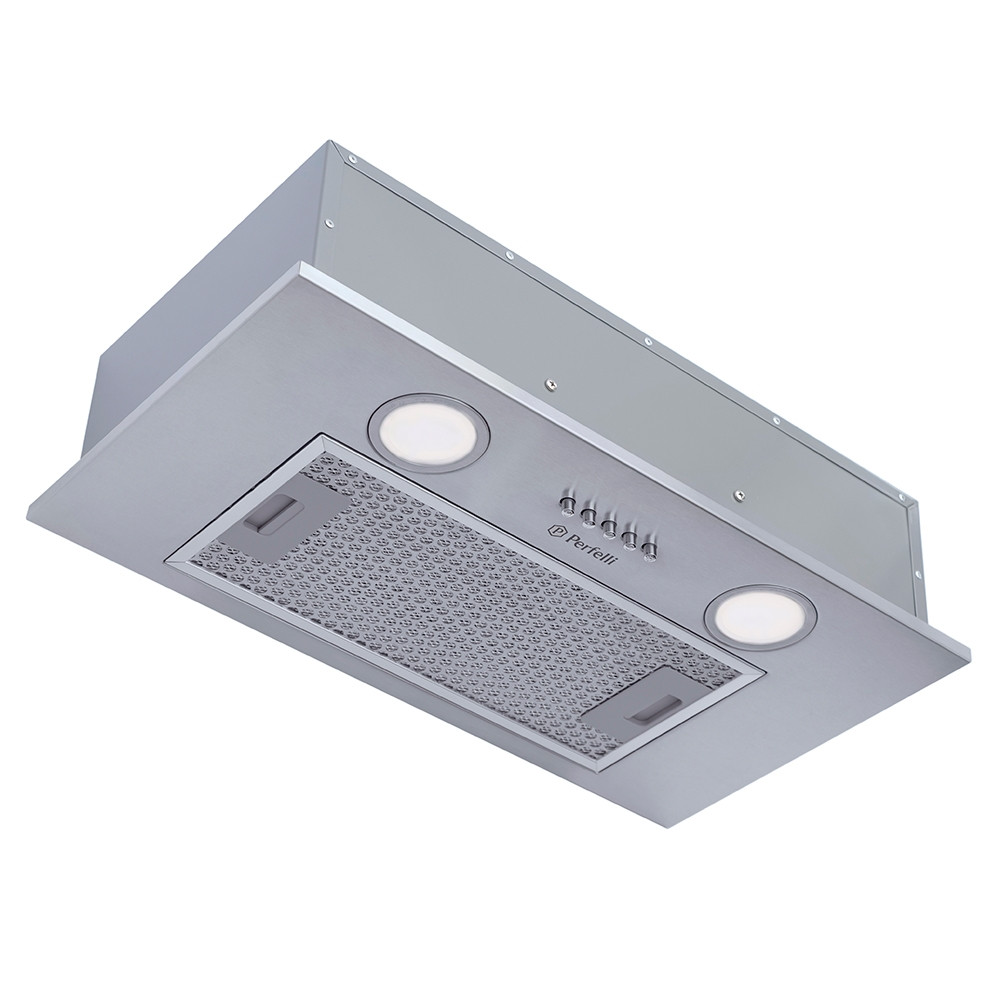 Вбудована в шафу витяжка для кухні Perfelli BI 5252 I 700 LED, нержавіюча сталь, шириною 52 см, фото 1