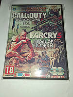 Видео игра на ПК FarCry3 CallOfDuty:BlackOps2 MedalOfHonor