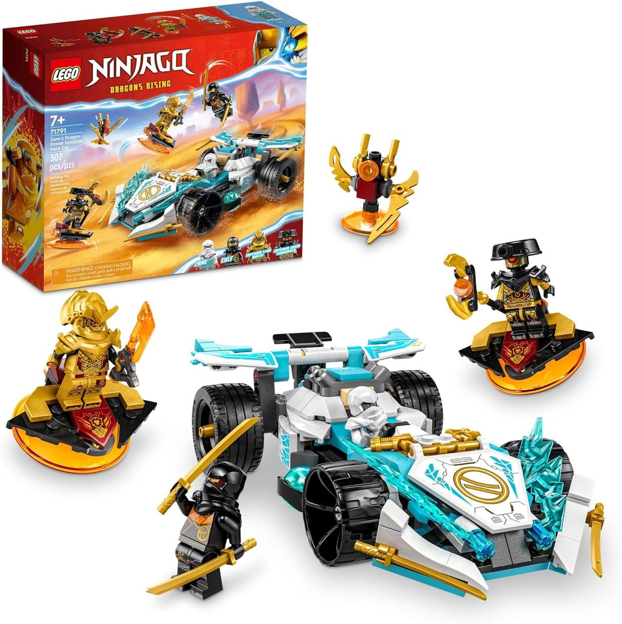 Конструктор Лего Ніндзяго Суперсила дракона Зейна Lego Ninjago Zane's Dragon Power Spinjitzu Race Car 71791