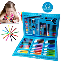 Большой детский набор для художества и рисования 86 предметов С86-MIX