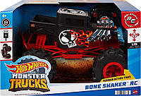 Машинка на радіокеруванні Hot Wheels RC Monster Trucks Bone Shaker. Монстр-трак всюдихід Хот Вілс Бон Шейкер 1:15