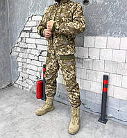 Зимний тактический костюм софтшелл, военная мужская форма пиксель ВСУ