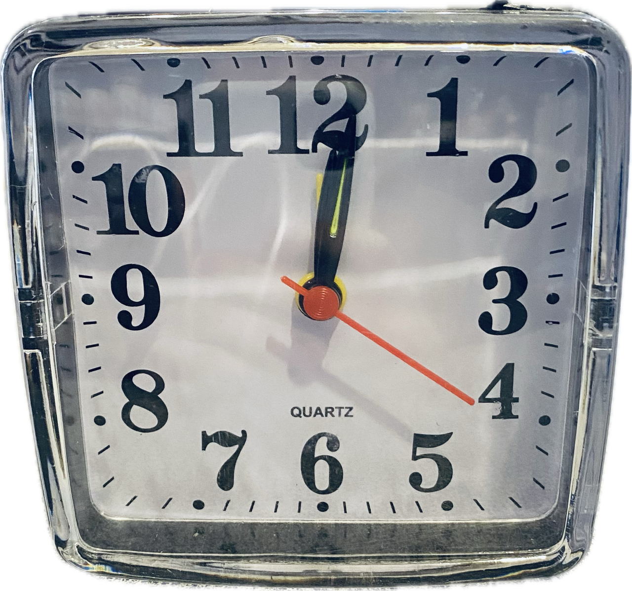 Будильник Quartz 614 (XHY-614A) квадратний