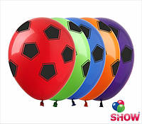 Воздушные шары Футбольный мяч ассорти 12" (30 см) ТМ Show