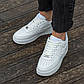Жіночі кросівки Nike Air Force premium (білі) низькі базові кеди I1279, фото 3