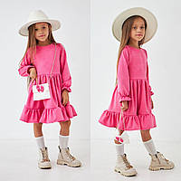 Нарядне плаття на дівчинку 98, 116, 122 см Замш 001448