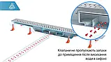 ДУШОВИЙ КАНАЛ МСН З ВЕРТИКАЛЬНИМ ФЛАНЦЕМ, РЕШІТКА МЕДІУМ, СУХИЙ СИФОН DN40, H65 ММ, L750 ММ, фото 6