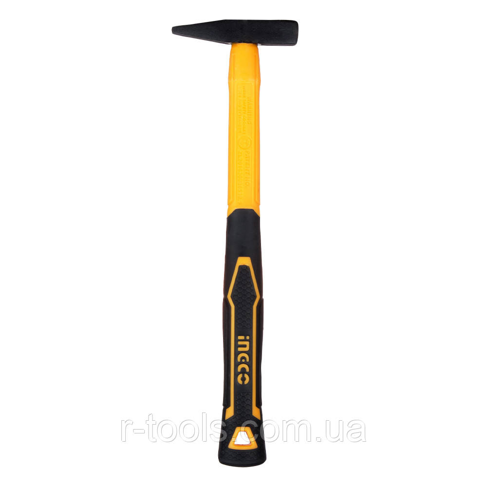 Молоток слюсарний фібергласова ручка 100 г INGCO HMH880100