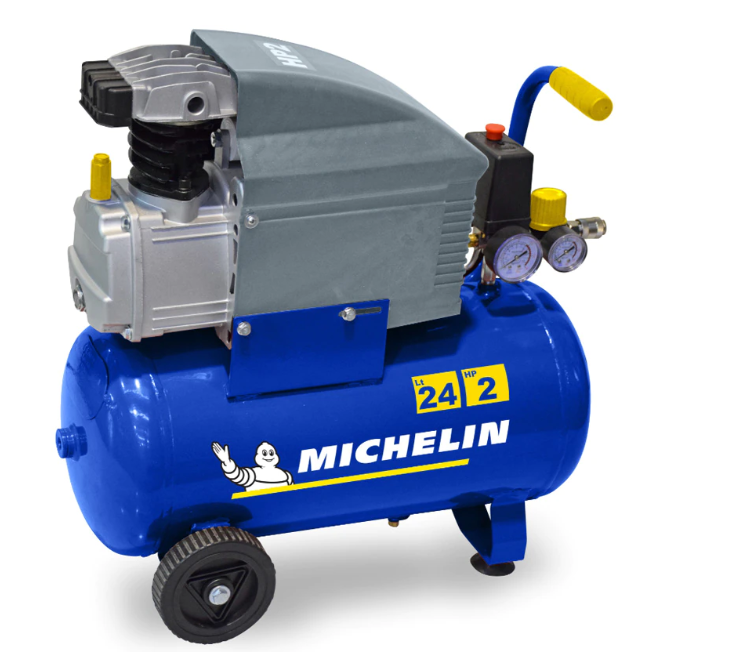 Компресор масляний 24л  з манометром Michelin MB 1500 Вт побутовий компресор
