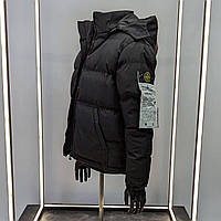 Куртка Stone Island черная | Зимние куртки Стон Айленд | Фирменные мужские куртки