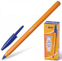 Ручка кулькова Orange", корпус помаранчевий, стрижень синій. BIC