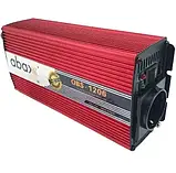 Безпечний і потужний автомобільний перетворювач Abax OBS-1206 перетворювач із чистими синусом 1200 Вт 600 W, фото 2