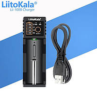 Зарядний пристрій LiitoKala Lii-100B 18650, 26650, Li-Ion, LiFePO4, Ni-Mh, Ni-Cd