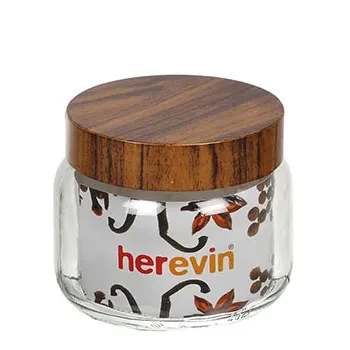 Банка для зберігання Herevin WOODY 0.425 Л