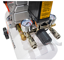 Масляний компресор для дому та майстерні 24л Ruris AirPower 1500 Вт компресор масляного типу 24л, фото 4