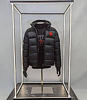 Мужская зимняя куртка Hugo Boss черная | Брендовые куртки Хуго Босс для мужчин