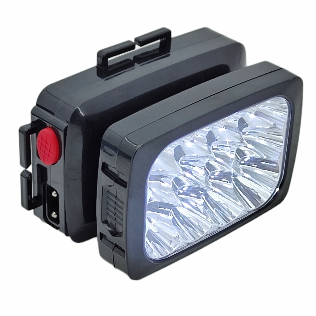 Налобний ліхтарик Watton WT-064,12 SMD, 2 режими, корпус-пластик, водостійкий, ip44, живлення АКБ вбудований