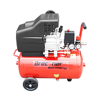 Компресор повітряний побутовий 24л масляний Breckner Germany 1,5 кВт  компресор для шиномонтажу 24л, фото 2