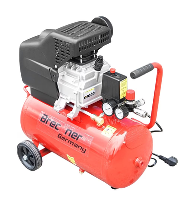 Компресор повітряний побутовий 24л масляний Breckner Germany 1,5 кВт  компресор для шиномонтажу 24л, фото 1