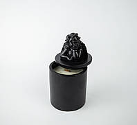 Аромасвічка ручної роботи Купідон CUPID SANTAL EDT BLACK 100% WOOD WAX 165 g