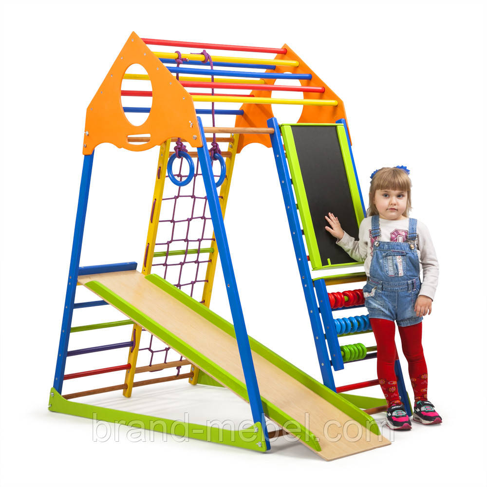 SportBaby Дитячий спортивний комплекс KindWood Color Plus