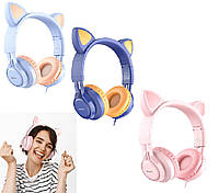 Наушники проводные HOCO W36 Cat Ear Headphones с микрофоном