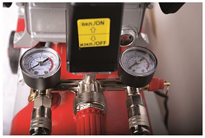 Промисловий масляний компресор 24л Raider RD-AC04Z 1500 Вт масляний компресор 24л робота без перегріву, фото 3