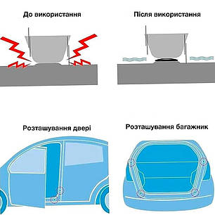 Прокладка – амортизатор для автомобільних дверей  4 шт., фото 2