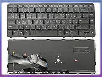 Клавиатура для HP EliteBook 840 G1, 850 G1, 840 G2 ( RU Black с подсветкой, без Поинтстика!) Оригинал