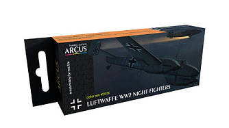 Набір фарб 'Luftwaffe WW2 Night Fighters' Arcus 2006