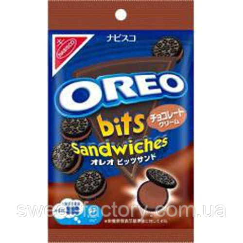 Печиво Oreo Bits Chocolate Cream Cookies Japan 65g, фото 1