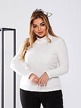 Гольф базовий мустанг рубчик із начосом розміри батал, фото 2