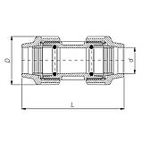 Муфта ПЕ ITAL 40 x 40 мм, фото 2
