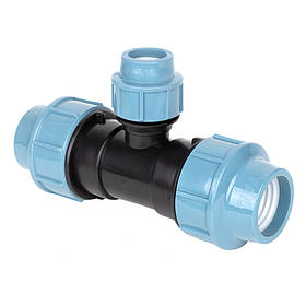 Трійник редукційний ПЕ ITAL 40 x 50 x 40 мм з виходом на більший діаметр