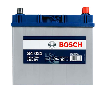 Акумулятор автомобільний BOSCH (S40 210) (B24) Asia 45Ah 330A R+