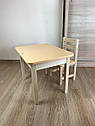 Дитячий стіл і стілець жовтий. Для навчання, малювання, ігри. Стіл із шухлядою та стільчик., фото 5