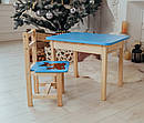 Дитячий стіл і стілець. Для навчання, малювання, ігри. Стіл із шухлядою та стільчик., фото 9