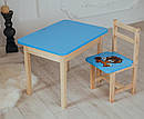 Дитячий стіл і стілець. Для навчання, малювання, гри. Стіл із шухлядою та стільчик., фото 8